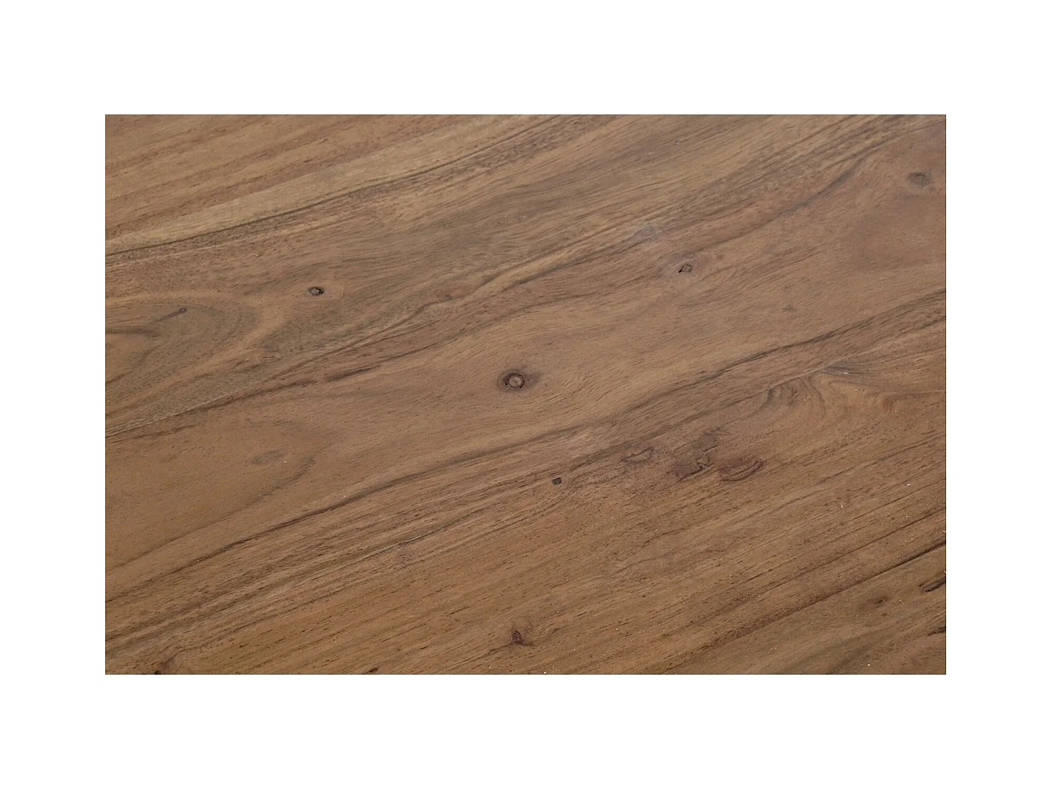 Table basse en acacia marron pour salon élégant