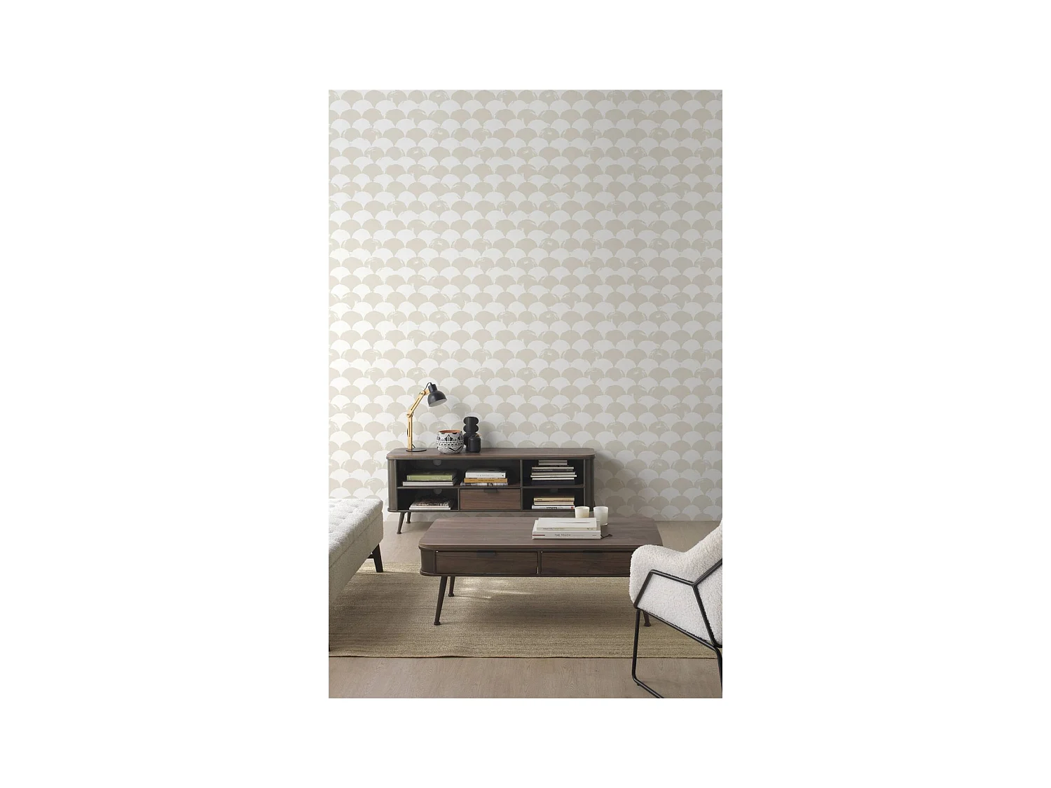 Table basse métal bois avec deux tiroirs élégants