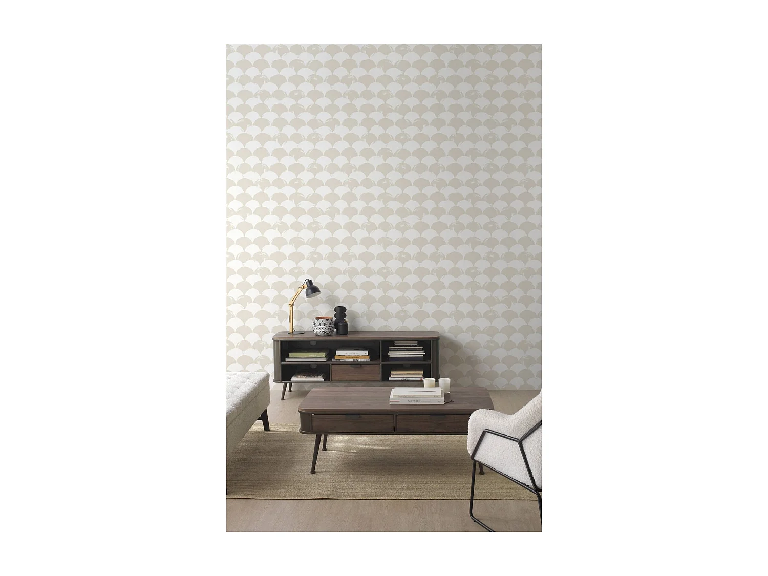 Table basse métal bois avec deux tiroirs élégants