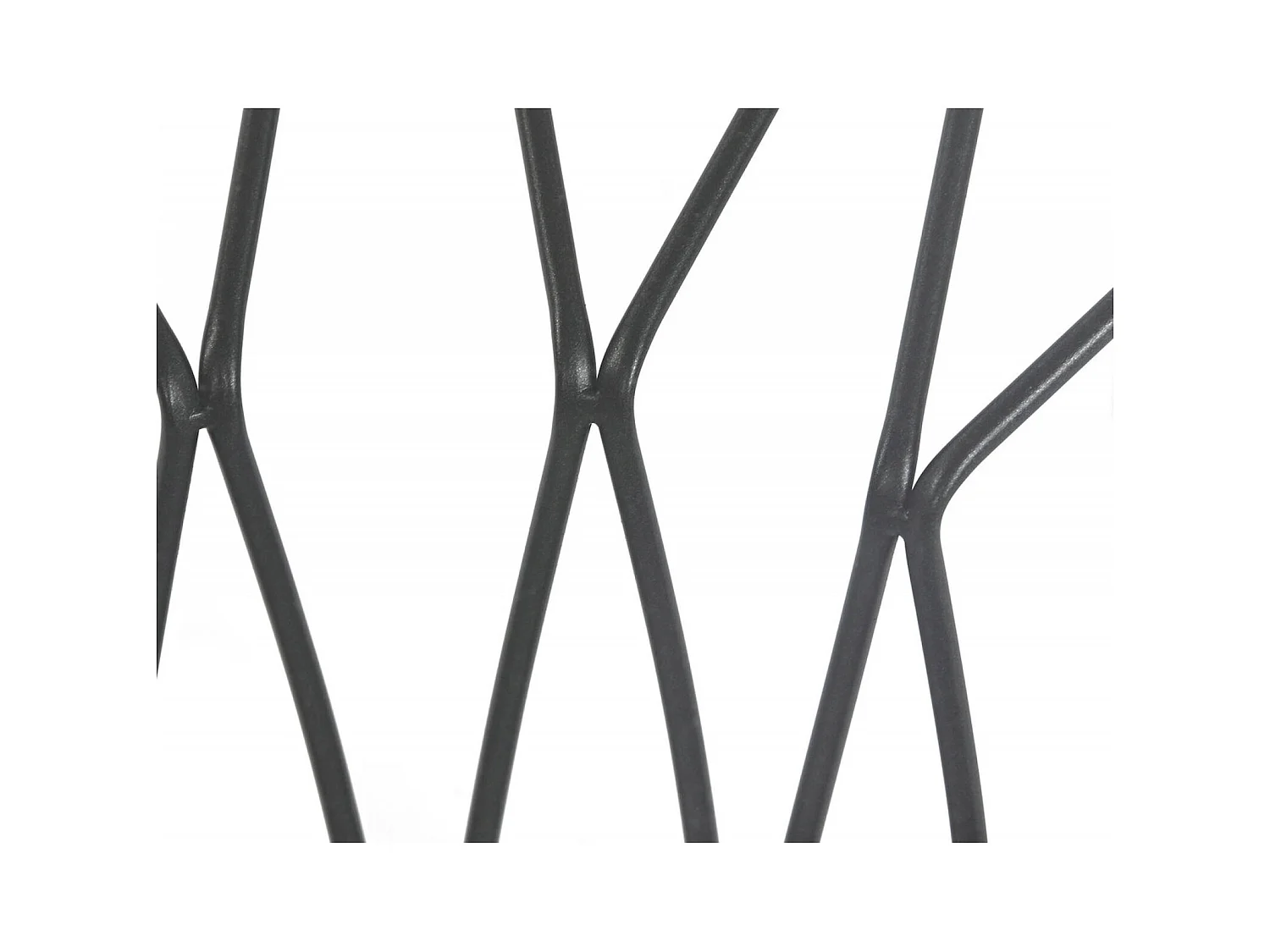 Table basse design métallique noire élégante