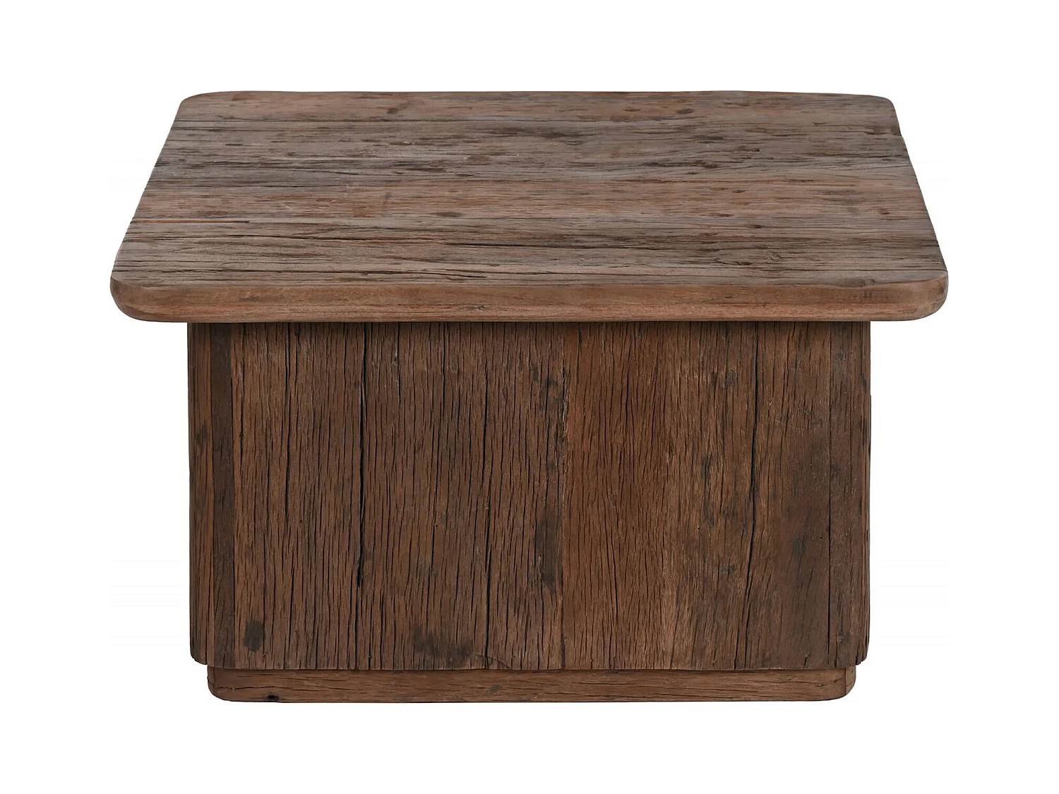 Table basse bois recyclé pour intérieur chaleureux