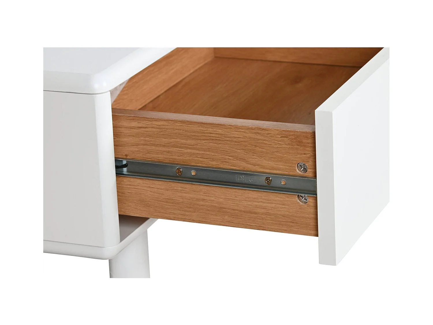 Table basse épurée bicolore pour salon moderne