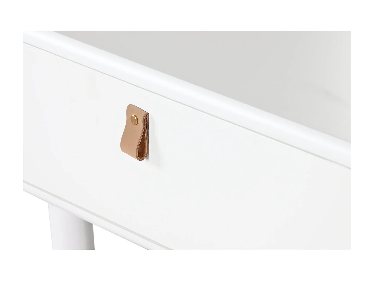 Table basse épurée bicolore pour salon moderne