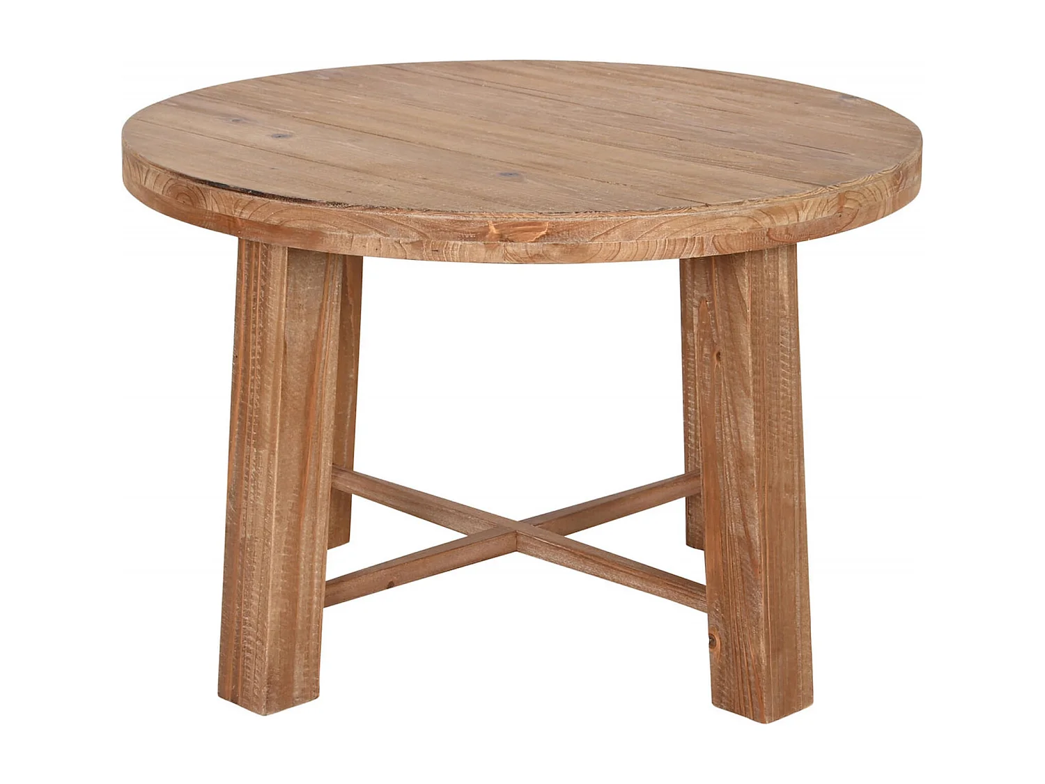 Table basse élégance épicéa marron pour salon chic