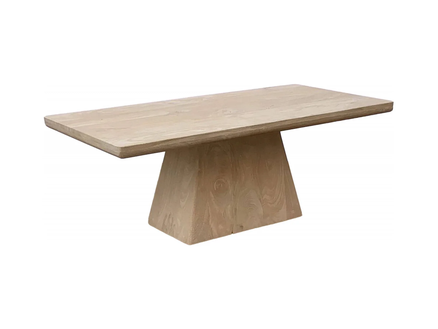 Table basse bois clair élégante pour salon chic