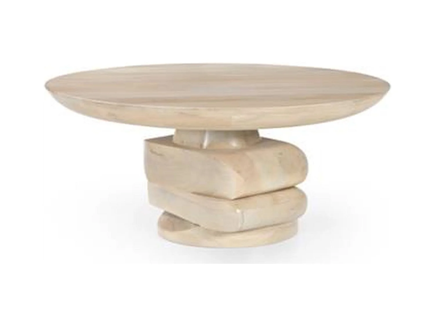 Table basse en bois gris élégance contemporaine