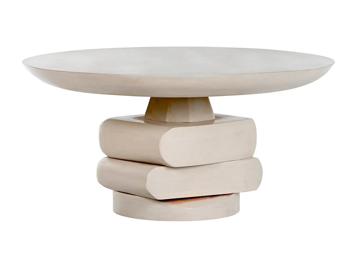 Table basse en bois gris élégance contemporaine