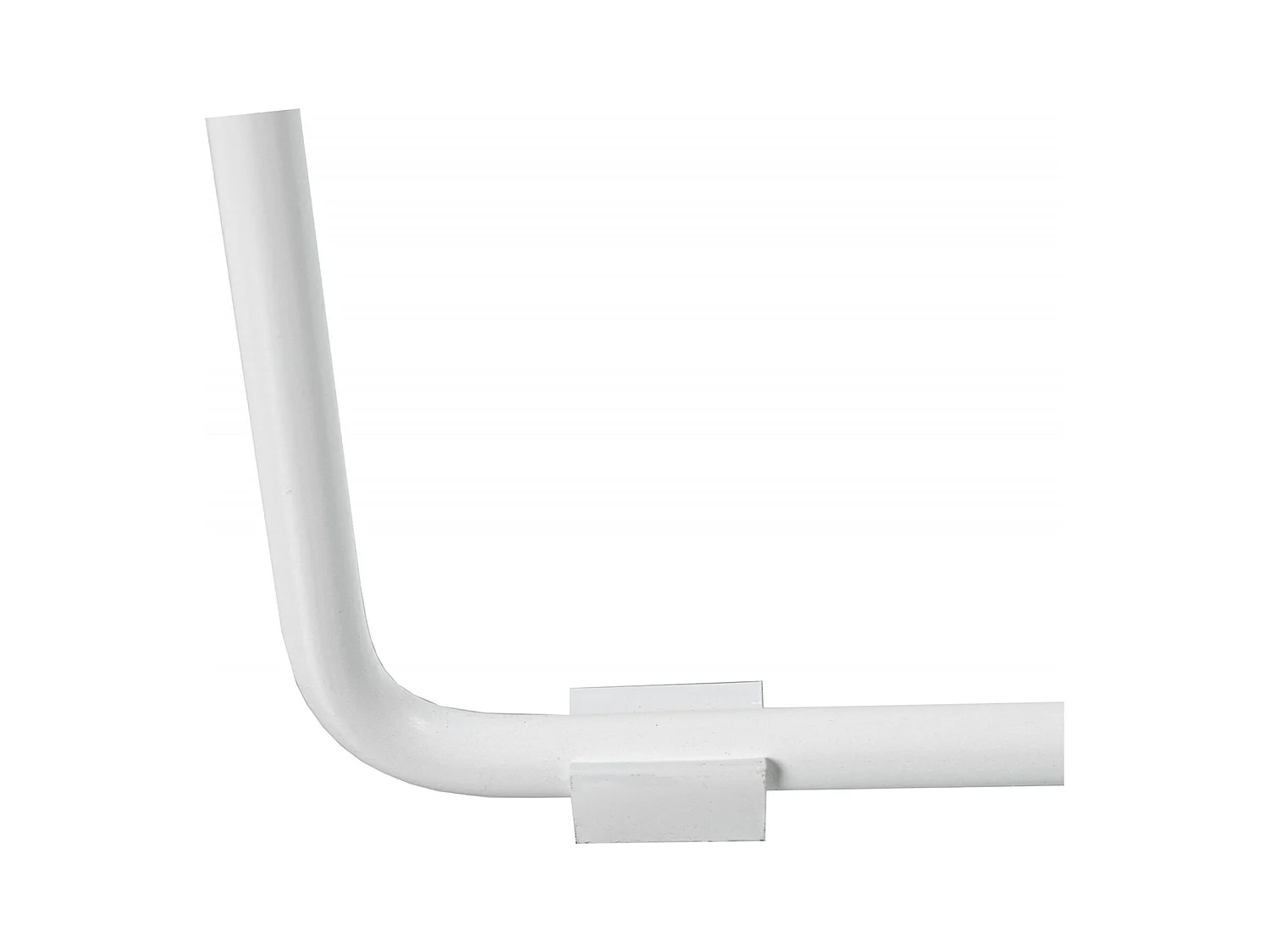 Table gigogne design métal blanc et surface en verre