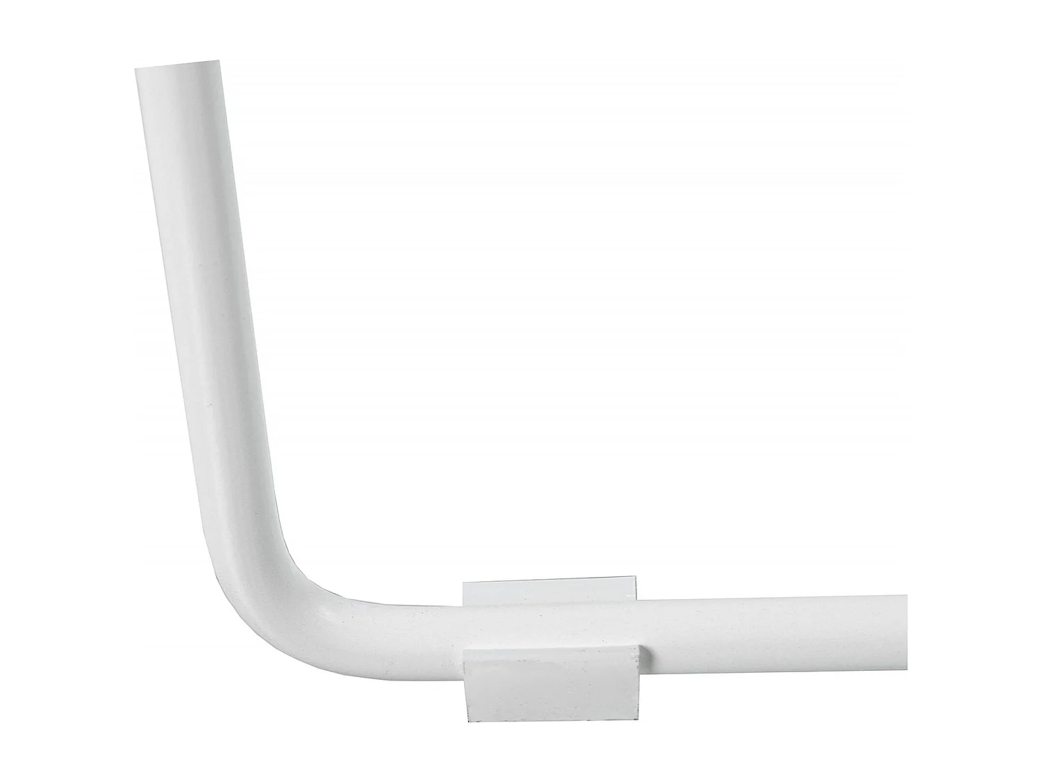 Table gigogne design métal blanc et surface en verre