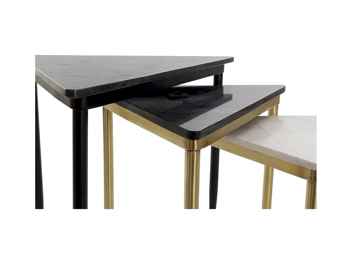 Table gigogne marbre pour élégance intemporelle