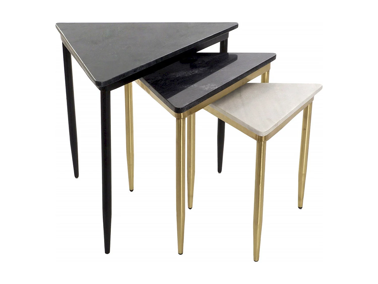 Table gigogne marbre pour élégance intemporelle