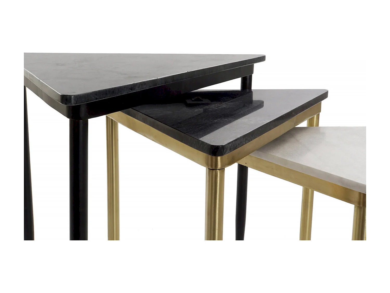 Table gigogne marbre pour élégance intemporelle