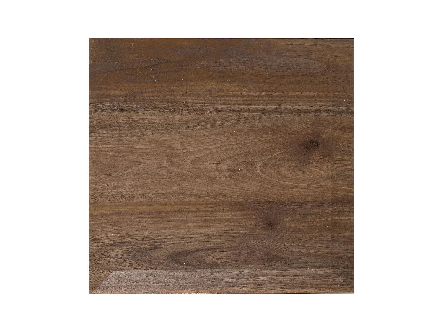 Table gigogne bois et pieds chromés élégants