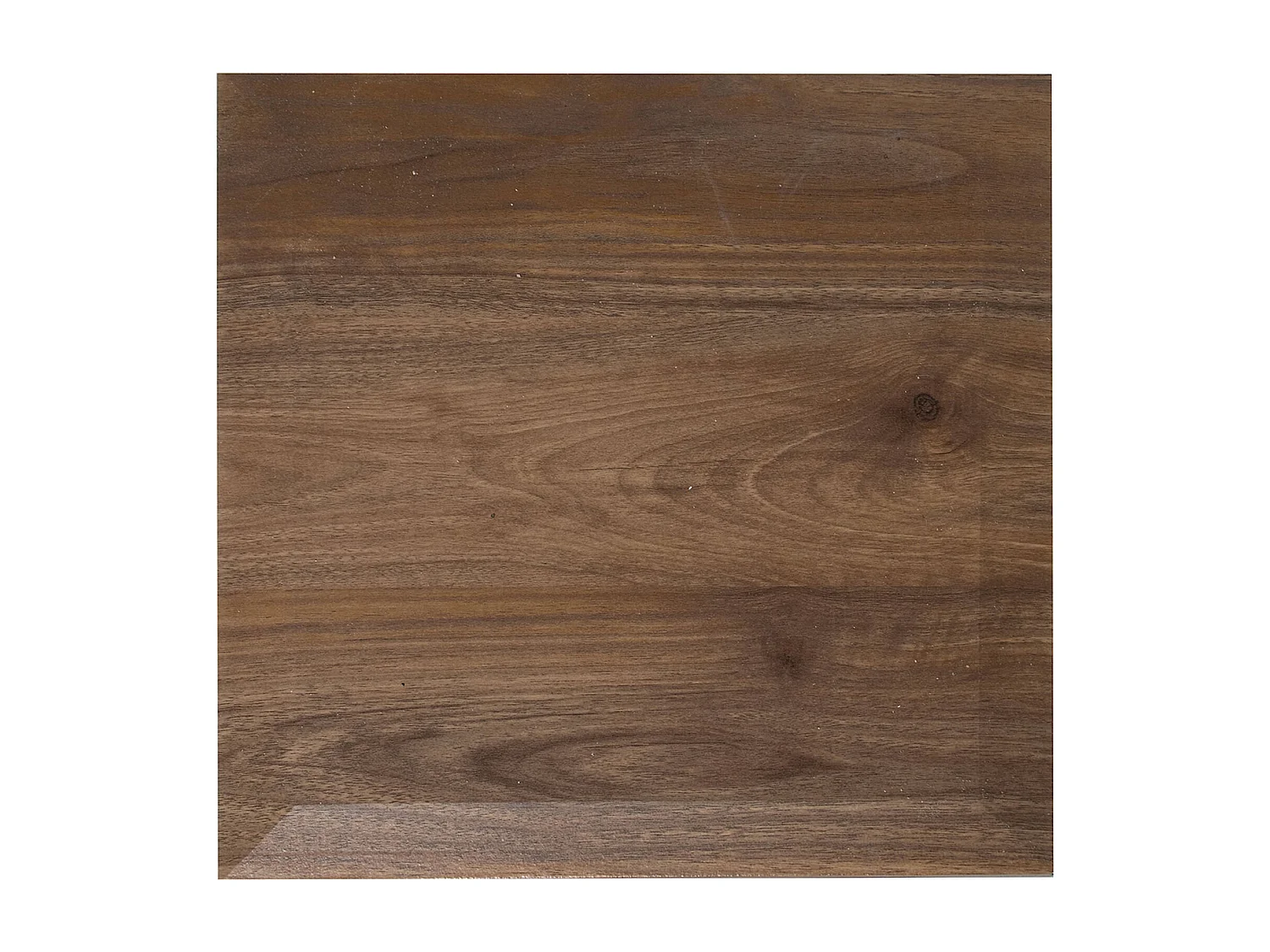 Table gigogne bois et pieds chromés élégants