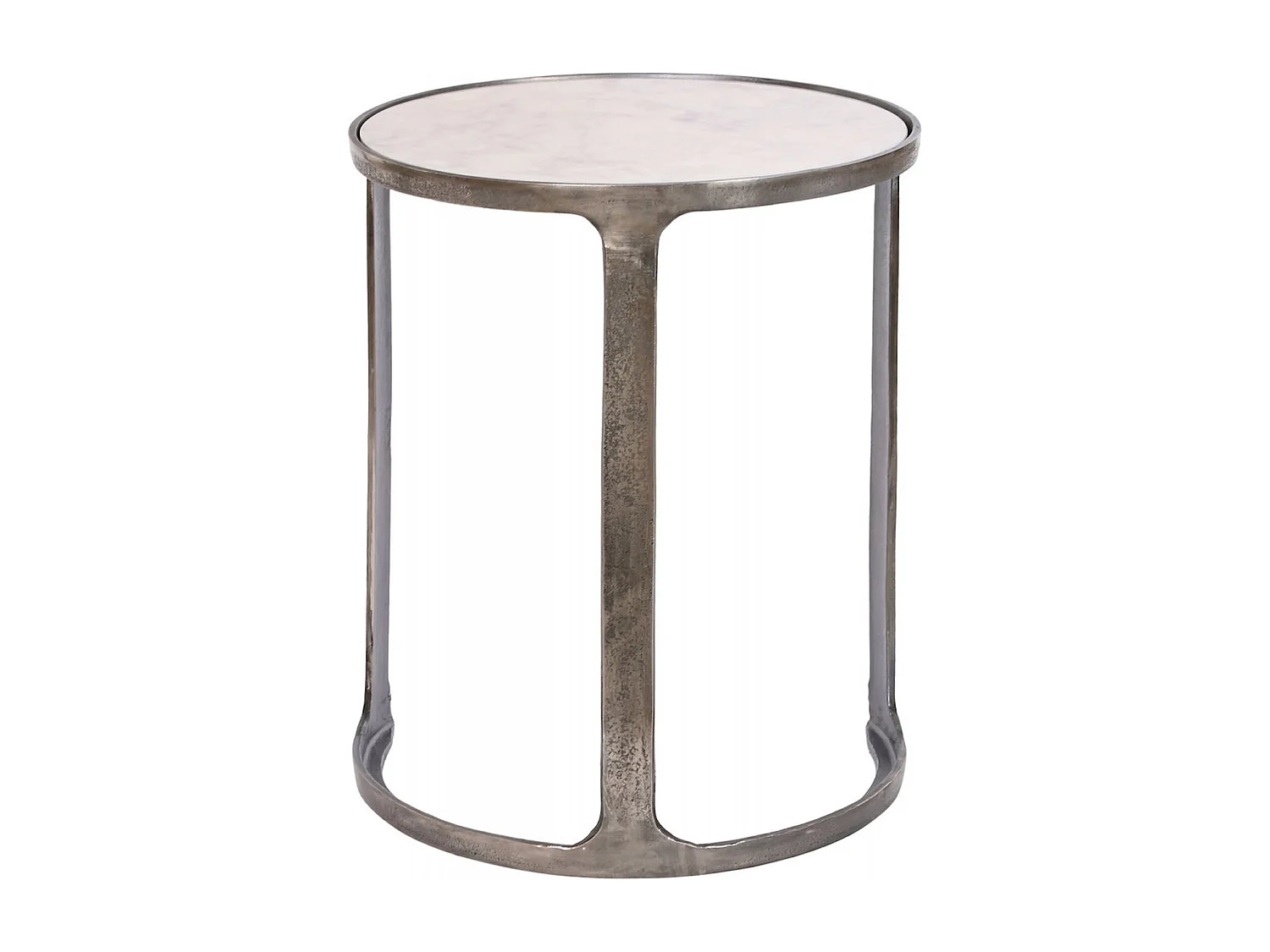 Table gigogne en marbre blanc élégance moderne