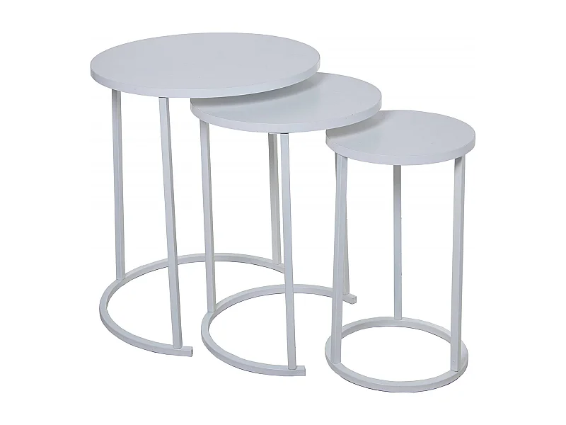 Table gigogne épurée pour intérieur chic et pratique