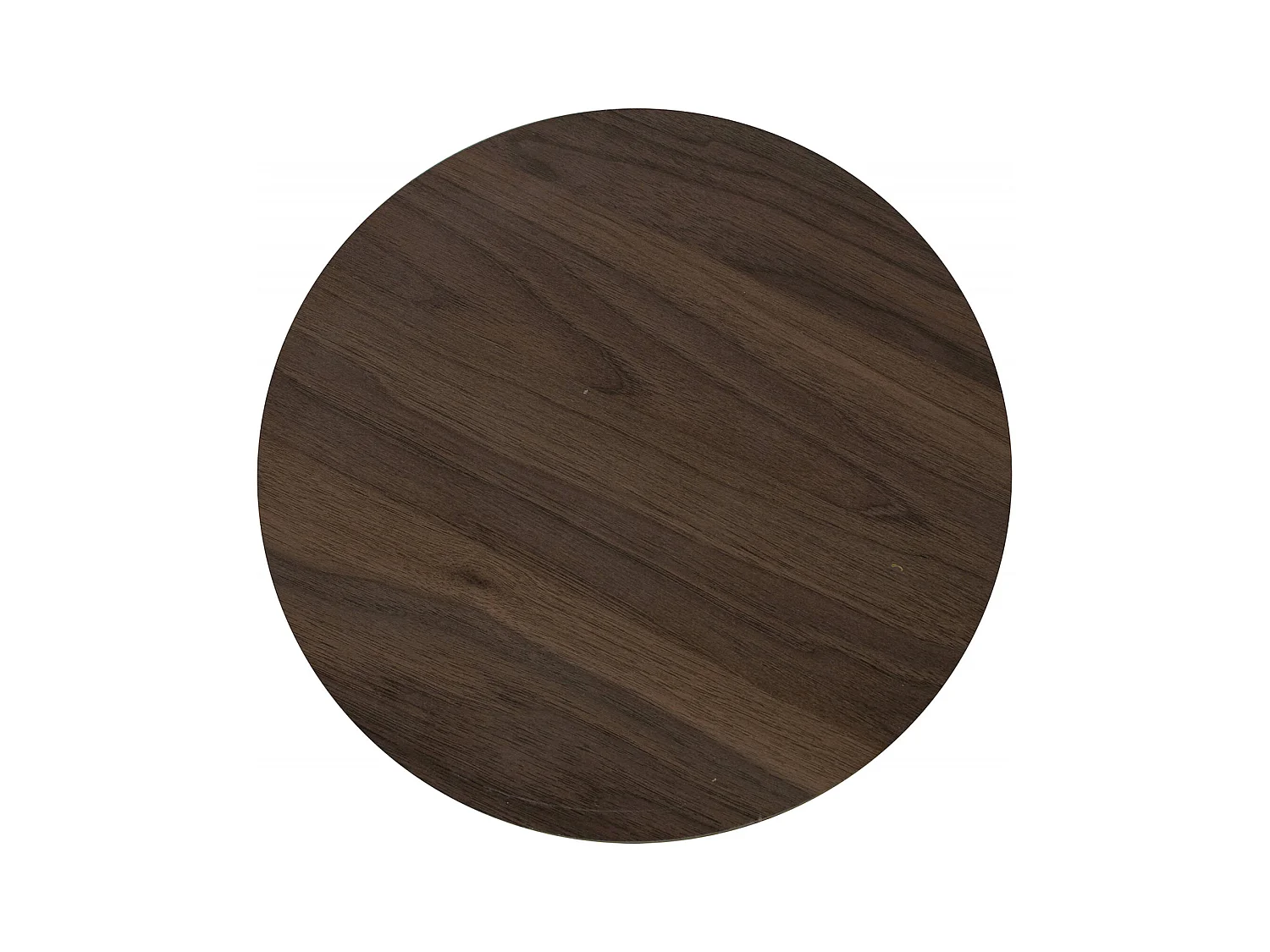 Table gigogne élégance noyer et touches dorées