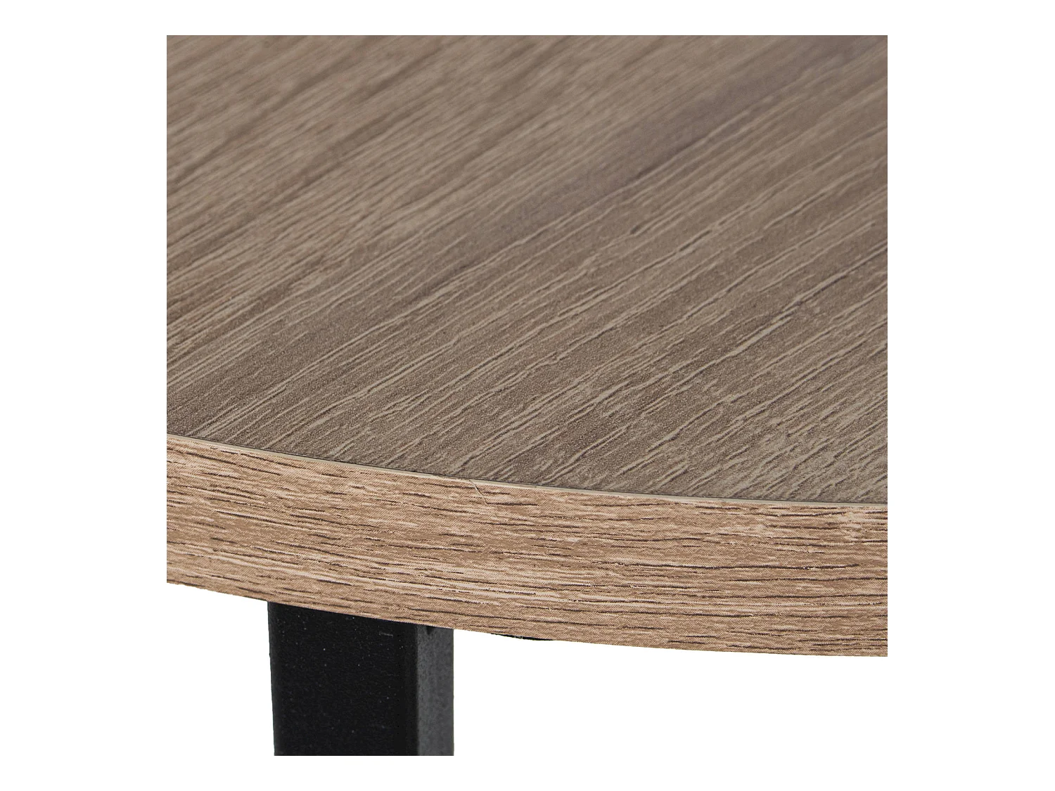 Table gigogne chêne noir élégante et moderne