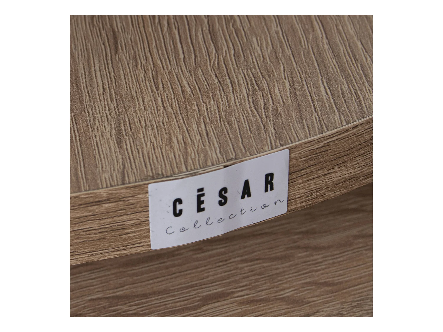 Table gigogne chêne noir élégante et moderne