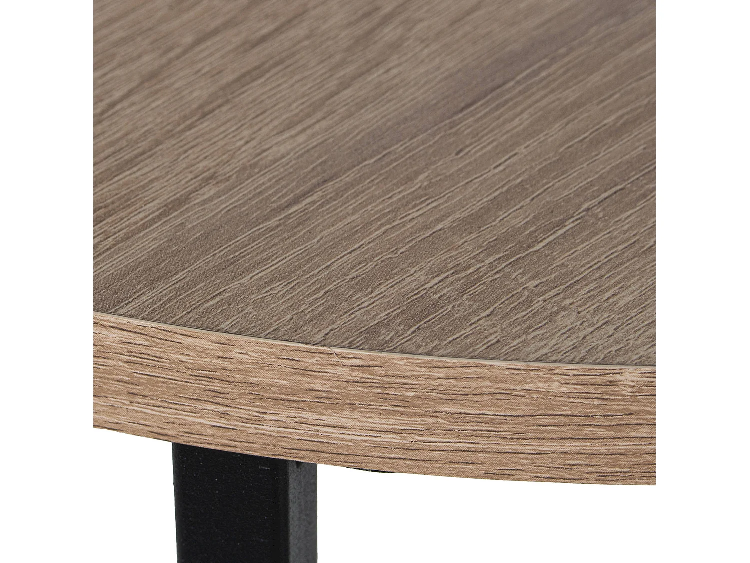 Table gigogne chêne noir élégante et moderne