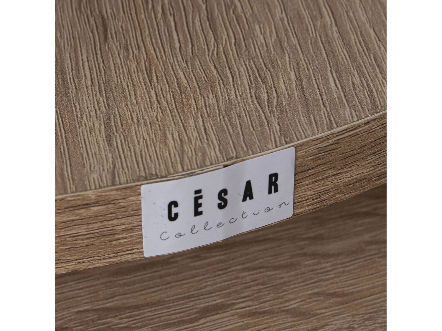 Table gigogne chêne noir élégante et moderne