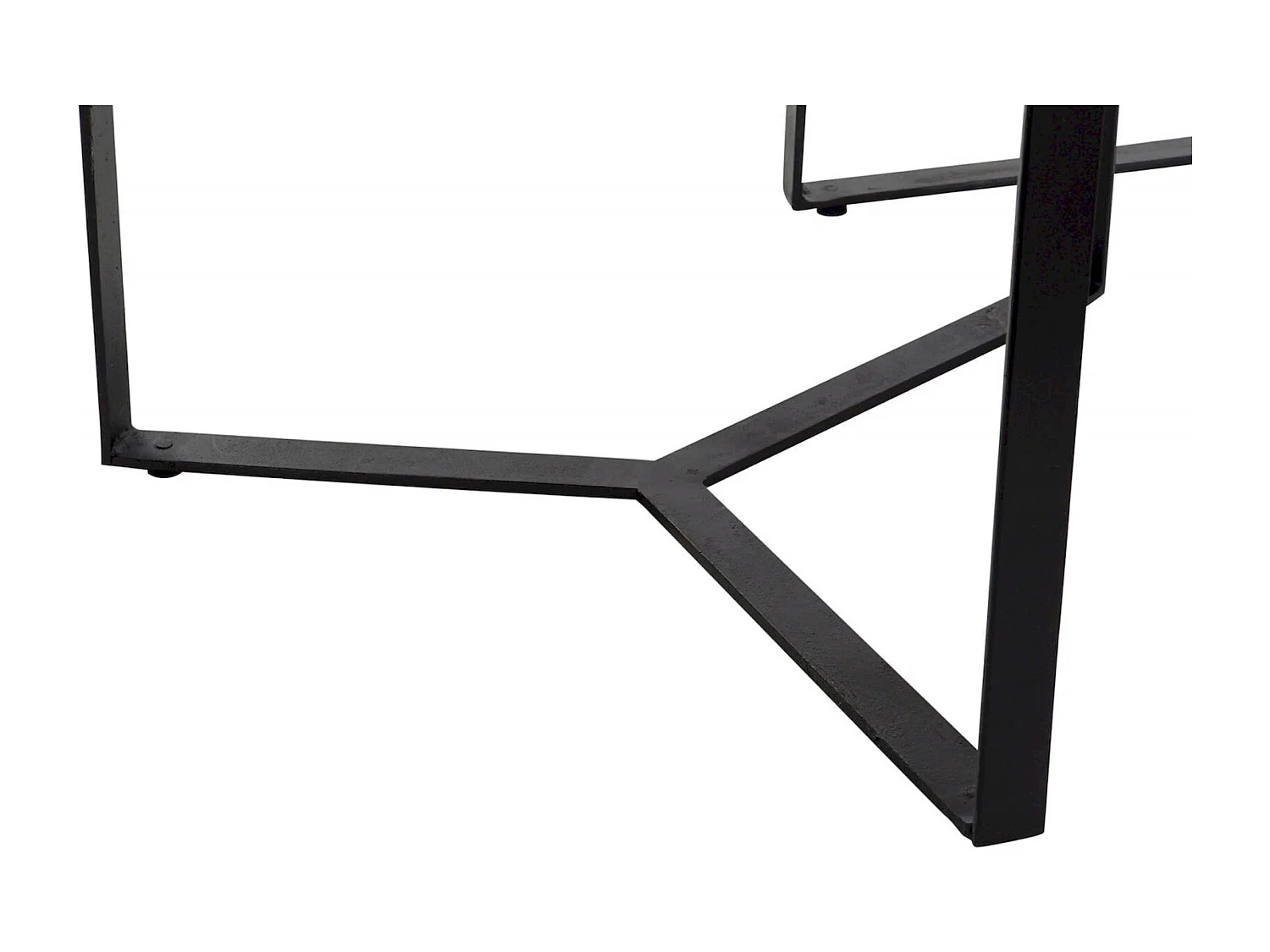 Table gigogne design bois exotique et métal élégant