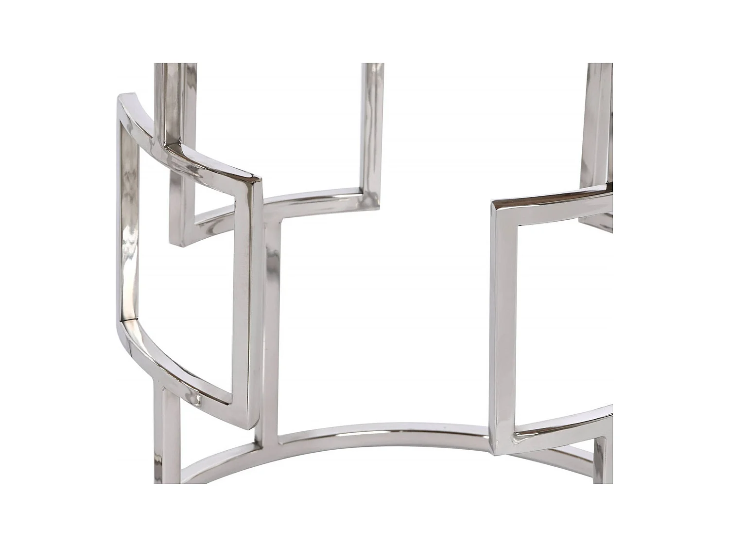 Table gigogne design en mango et acier pour salon moderne