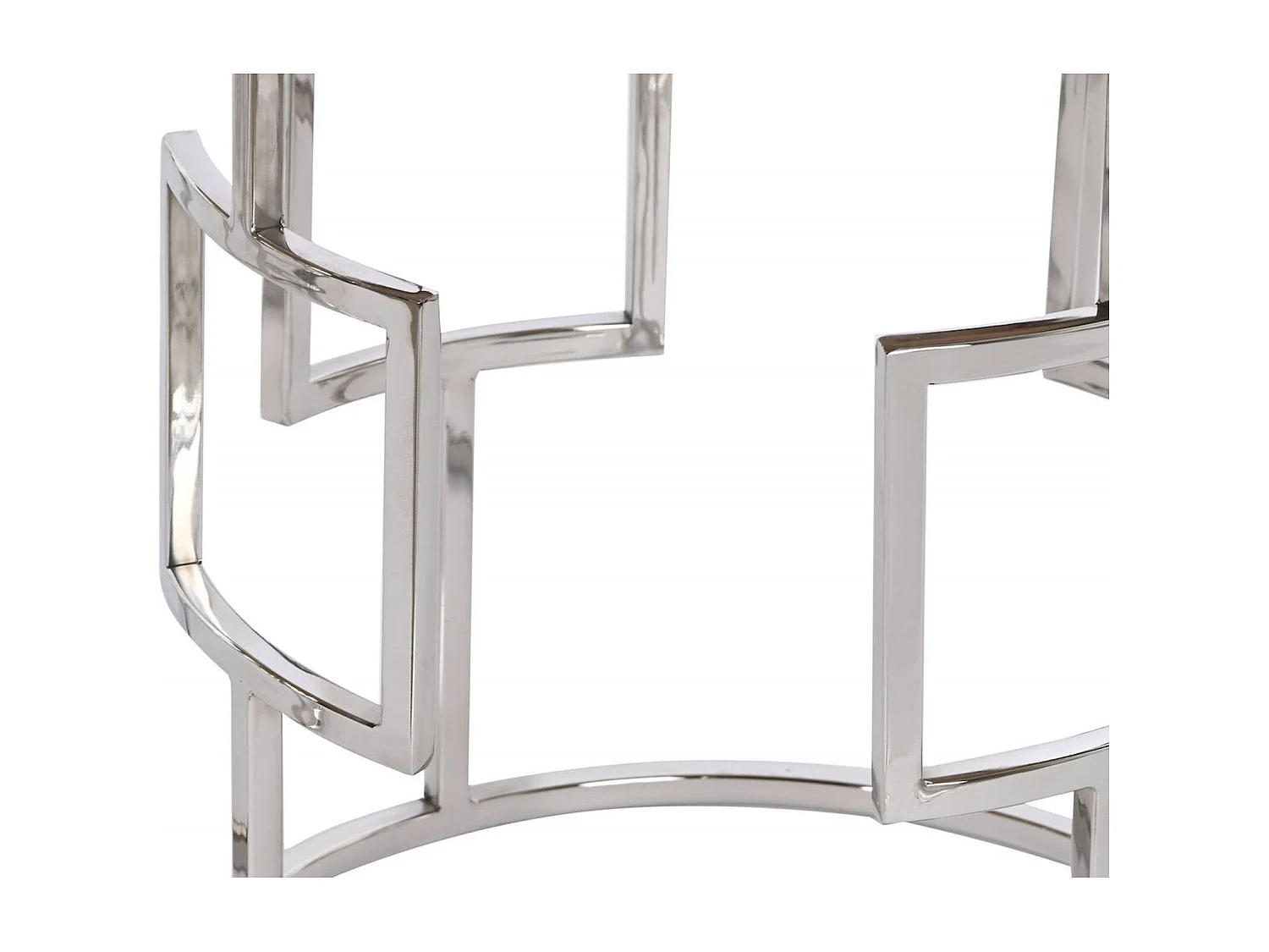 Table gigogne design en mango et acier pour salon moderne