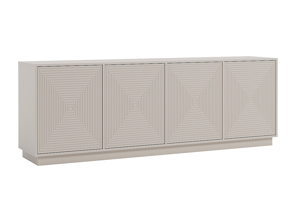 Sideboard mit 4 Türen - MDF - Beige - MEZULIA günstig online kaufen