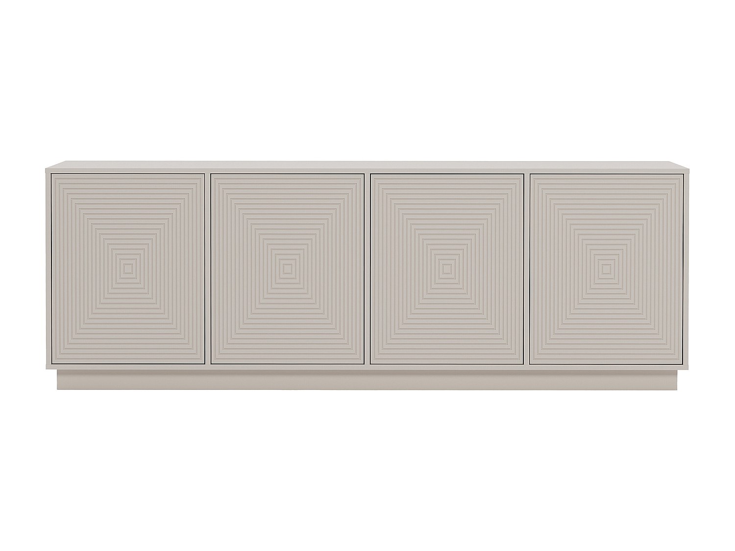 Vente-unique Sideboard mit 4 Türen - MDF - Beige - MEZULIA 21205640