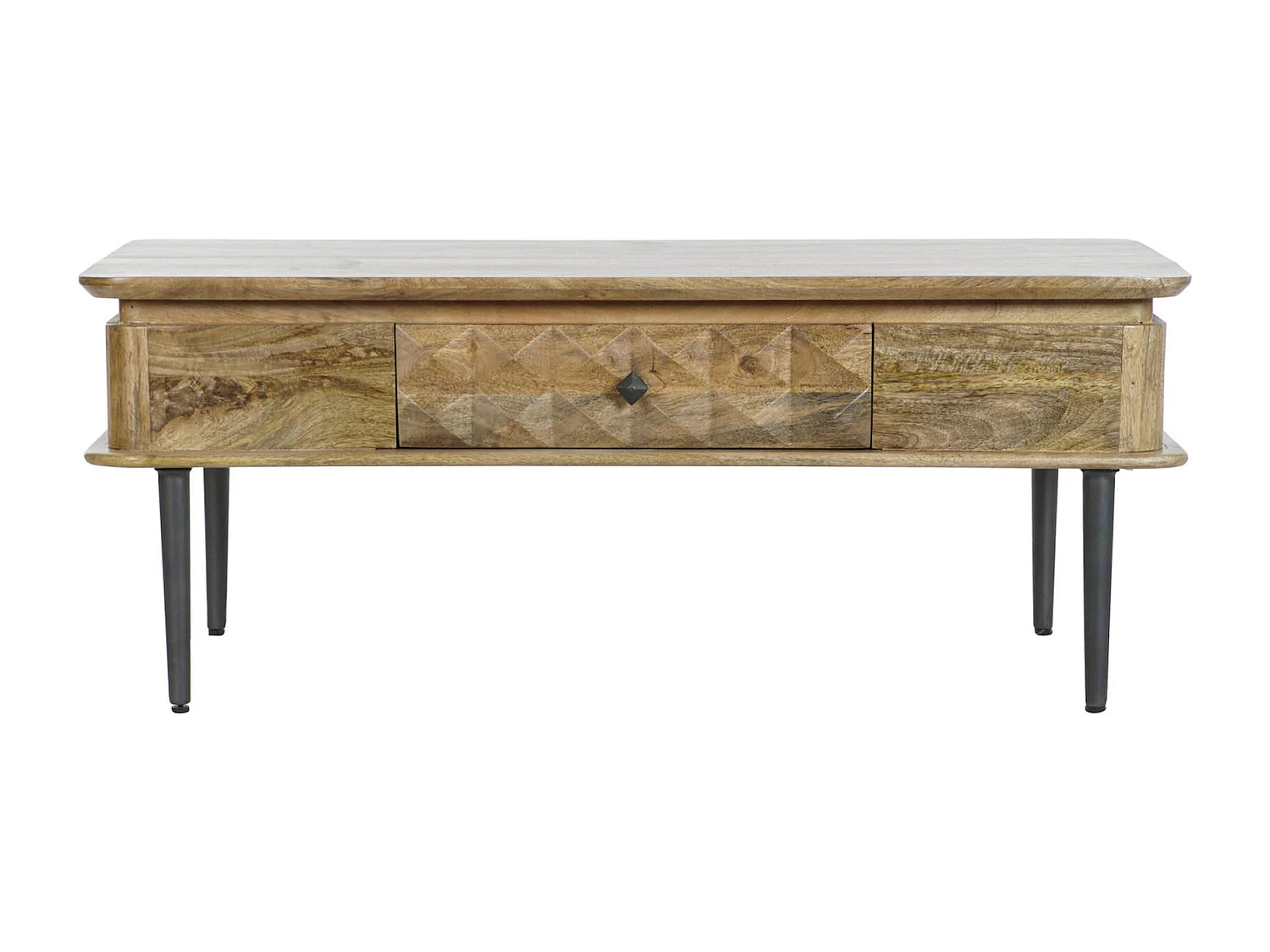 Table basse bois et métal pour salon moderne et cosy