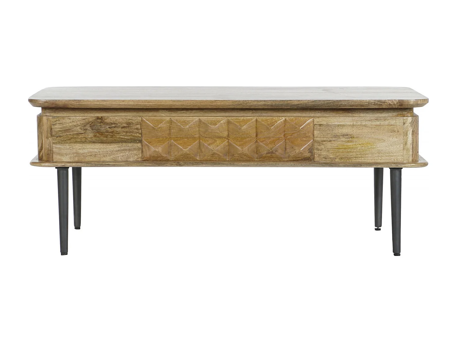 Table basse bois et métal pour salon moderne et cosy