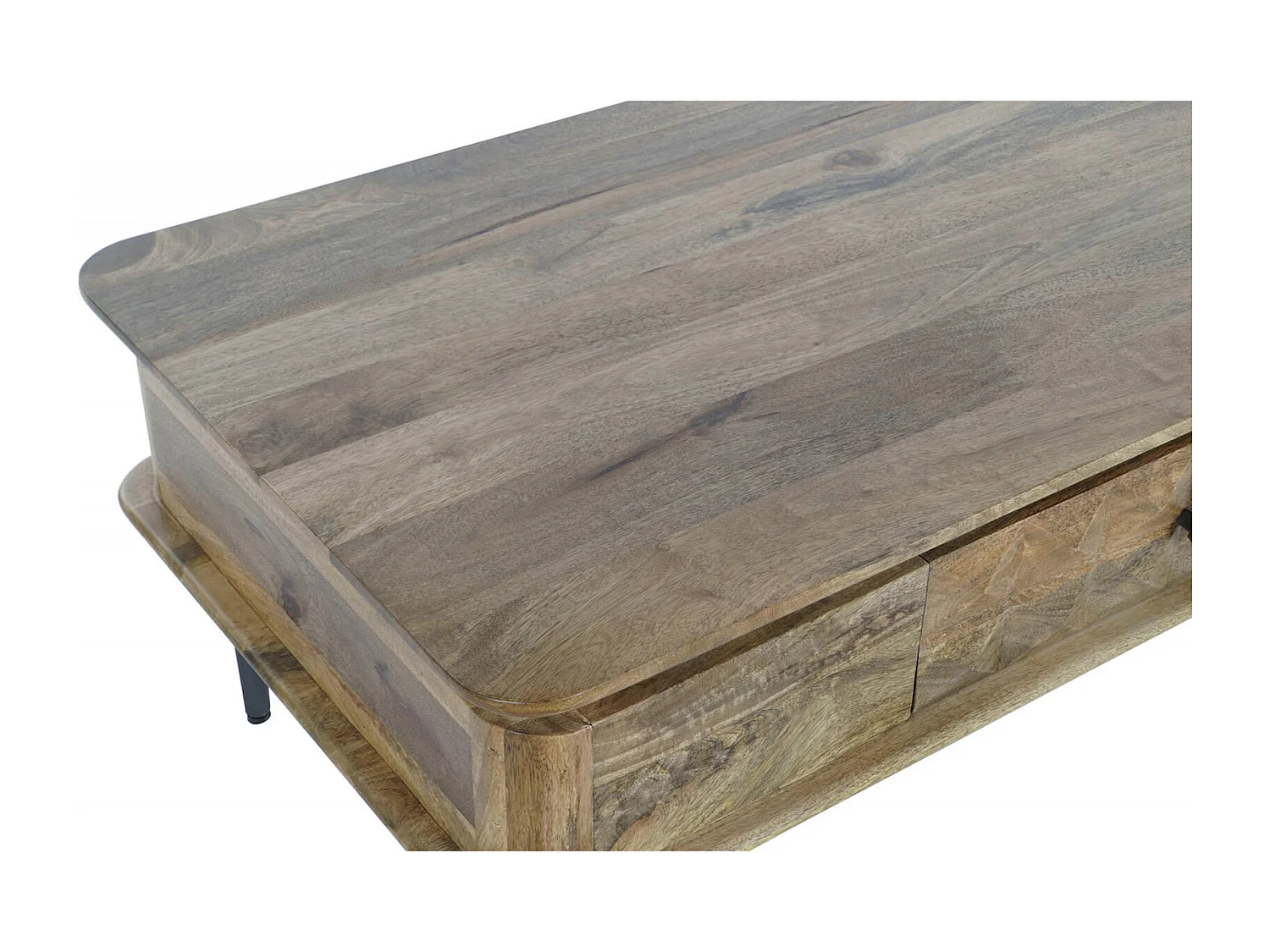 Table basse bois et métal pour salon moderne et cosy