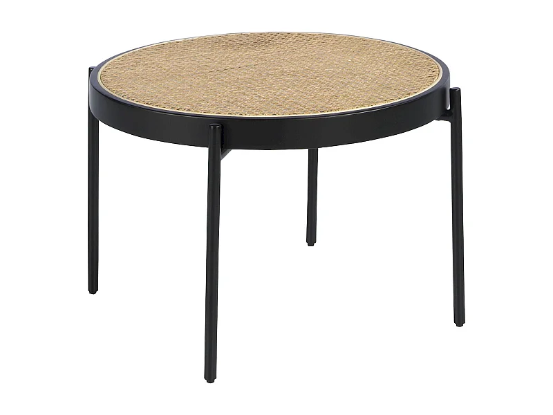 Table basse ronde en rotin Angel Cerda