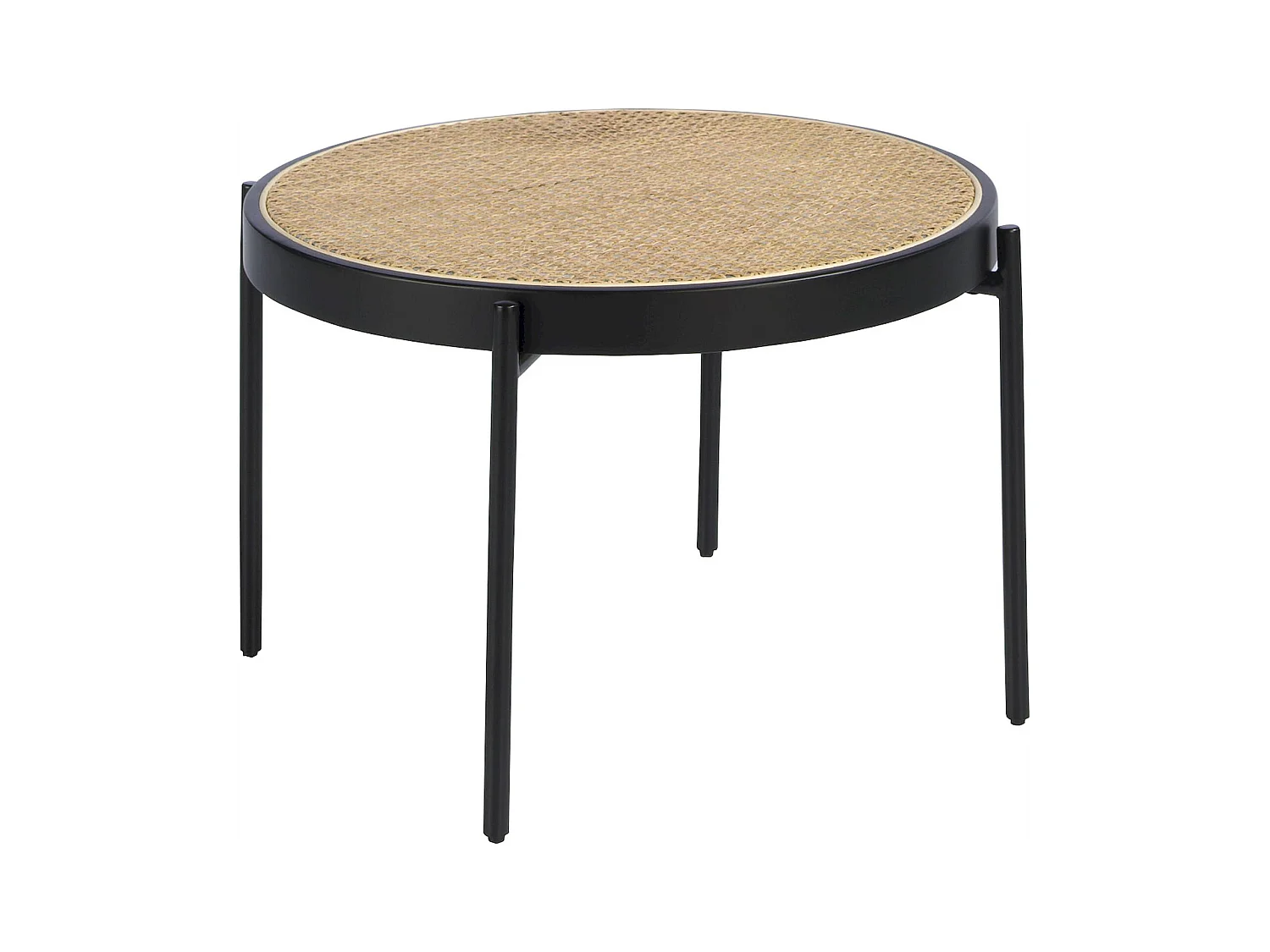 Table basse ronde en rotin Angel Cerda