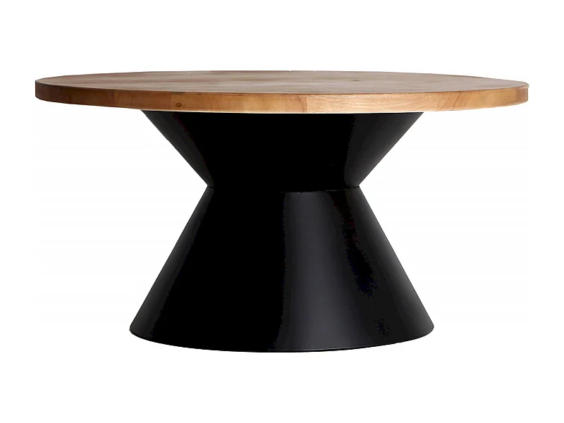 Table basse Amilly bicolore design colonial