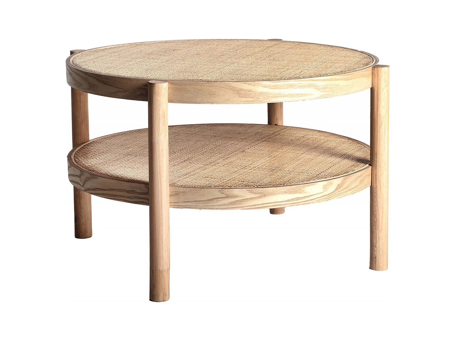 Table basse Ikla style nordique en bois naturel