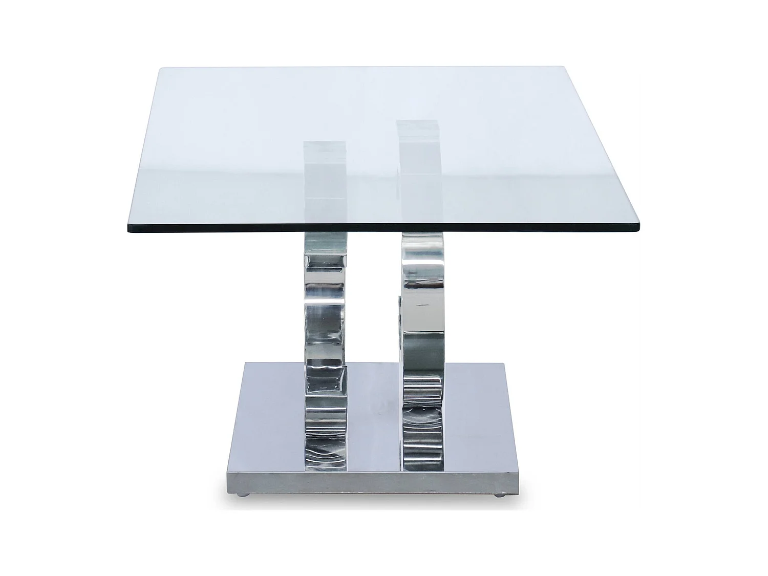 Table basse élégance moderne en verre pour salon