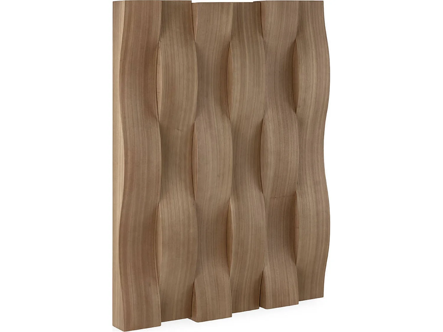 Sculpture murale en bois mdf naturel