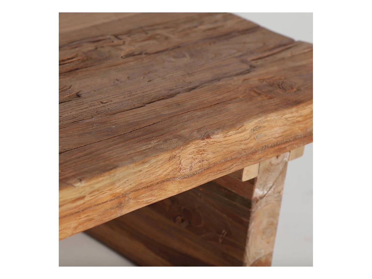 Table basse Nysted style colonial en teka