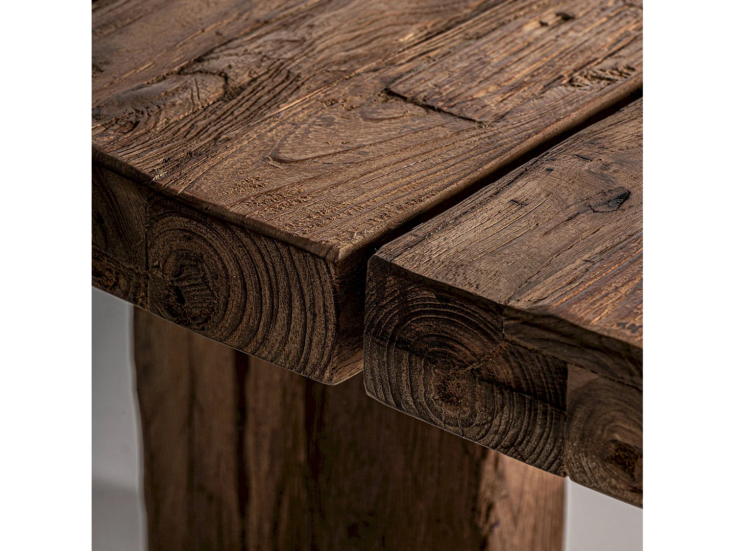 Table basse Nysted style colonial en teka