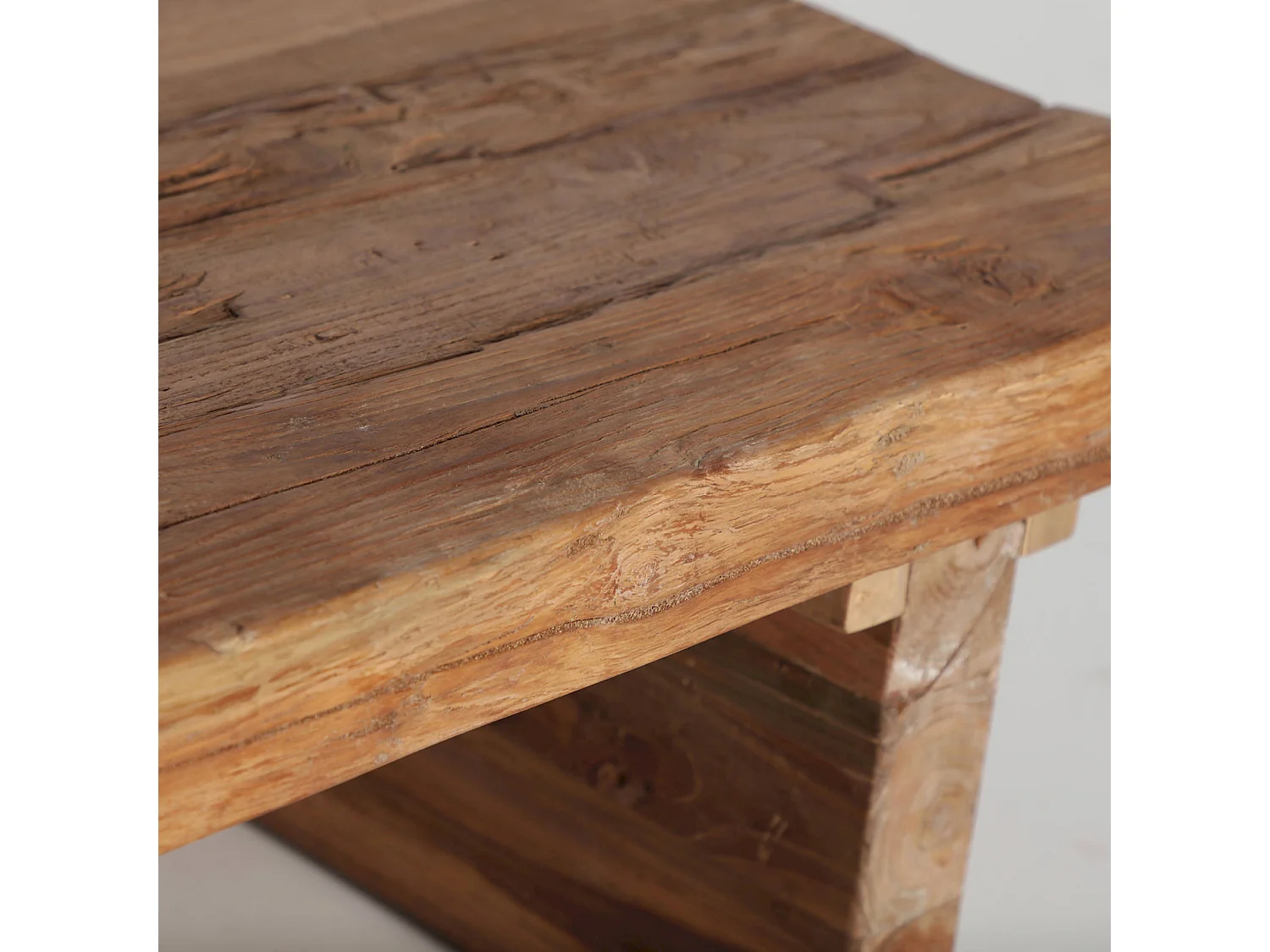 Table basse Nysted style colonial en teka