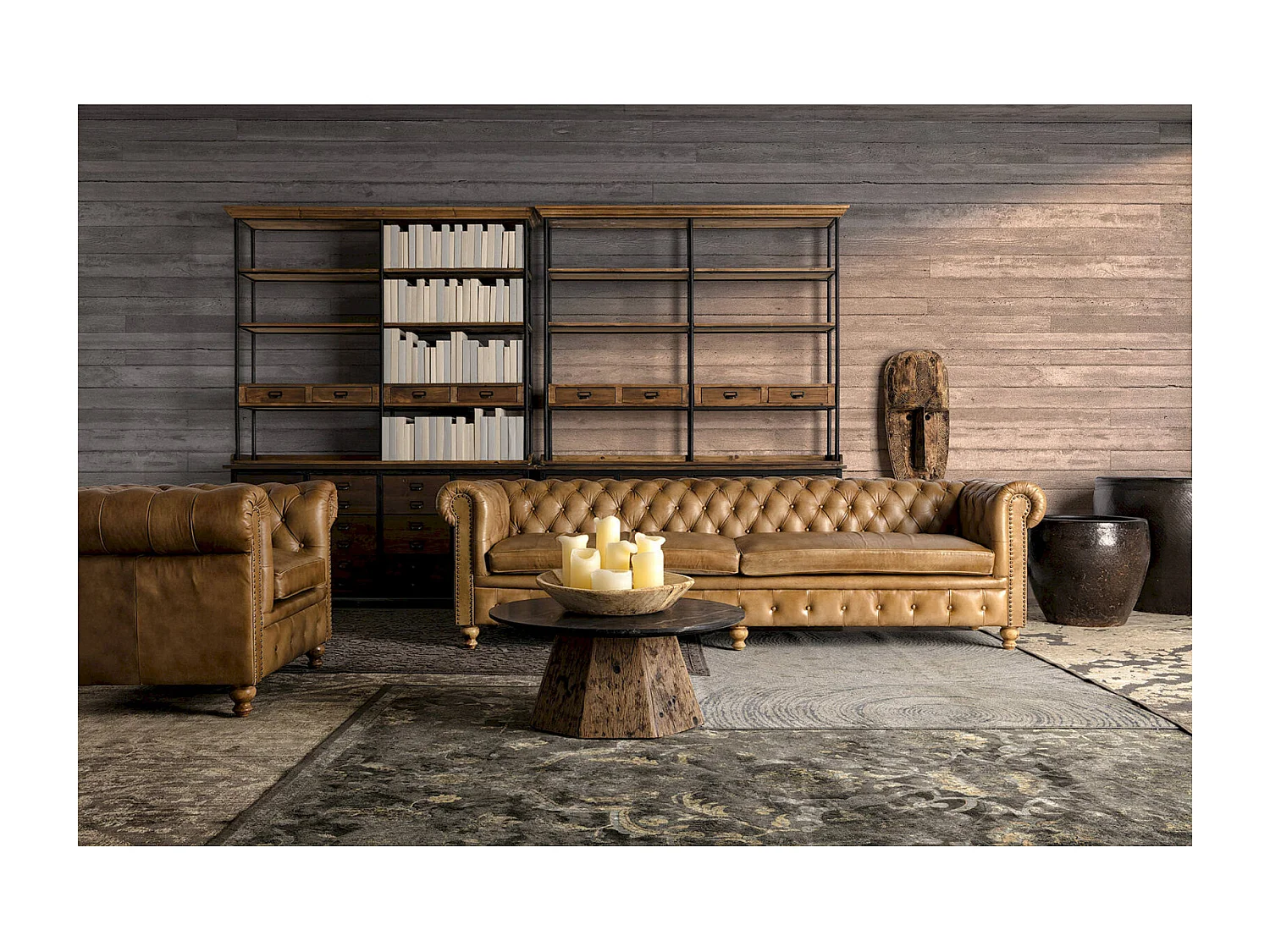 Table basse Walding en marbre nordique