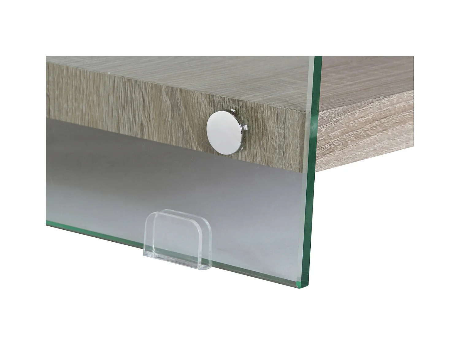 Table basse élégance transparente et pratique