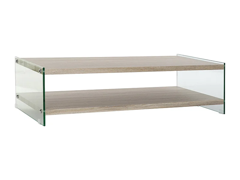 Table basse élégance transparente et pratique