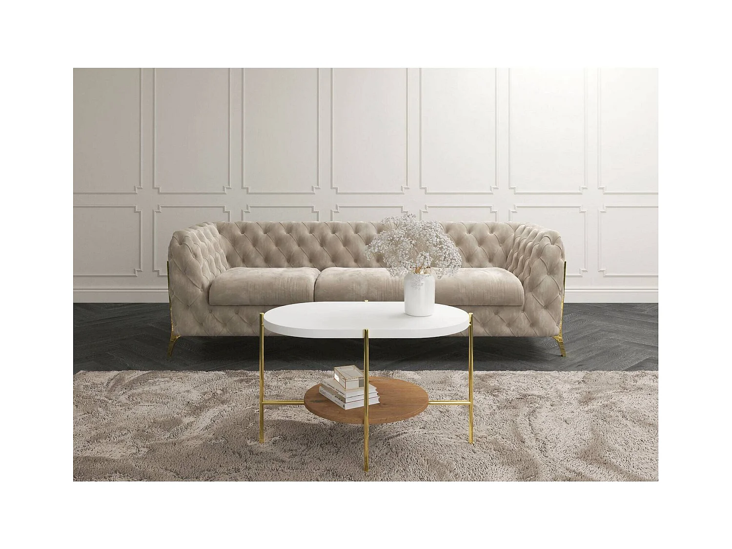 Table basse Arena 80 x 50 x 50 cm Bois