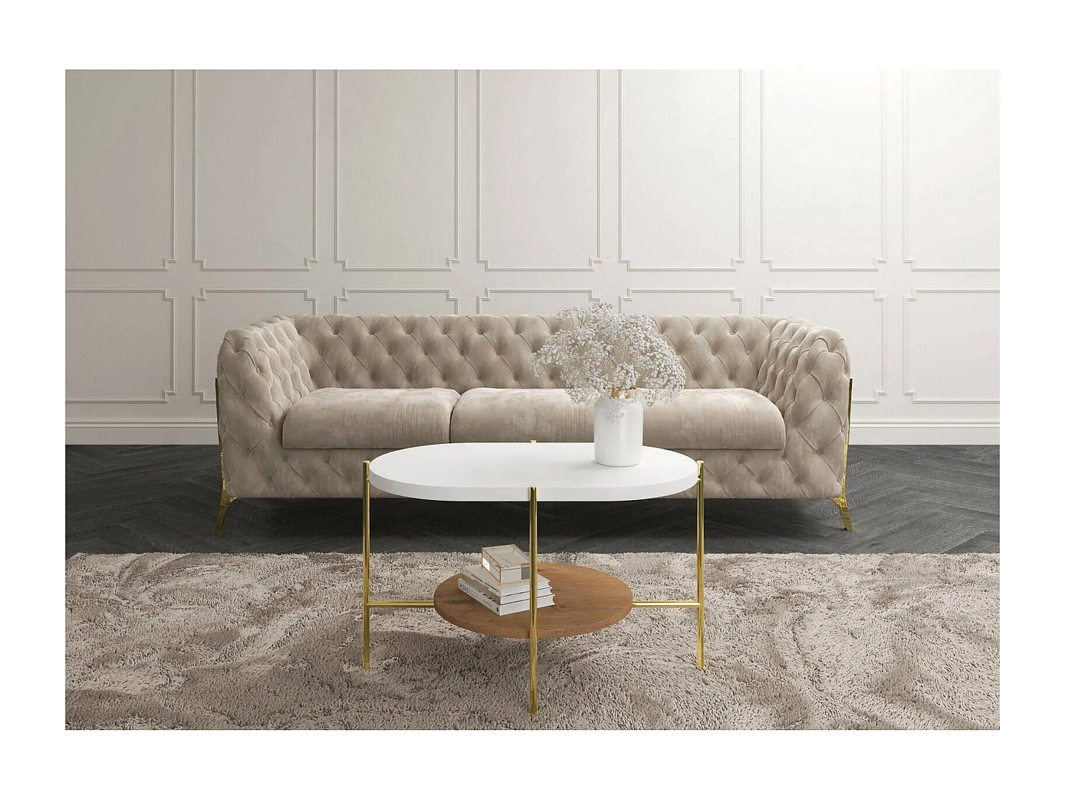 Table basse Arena 80 x 50 x 50 cm Bois