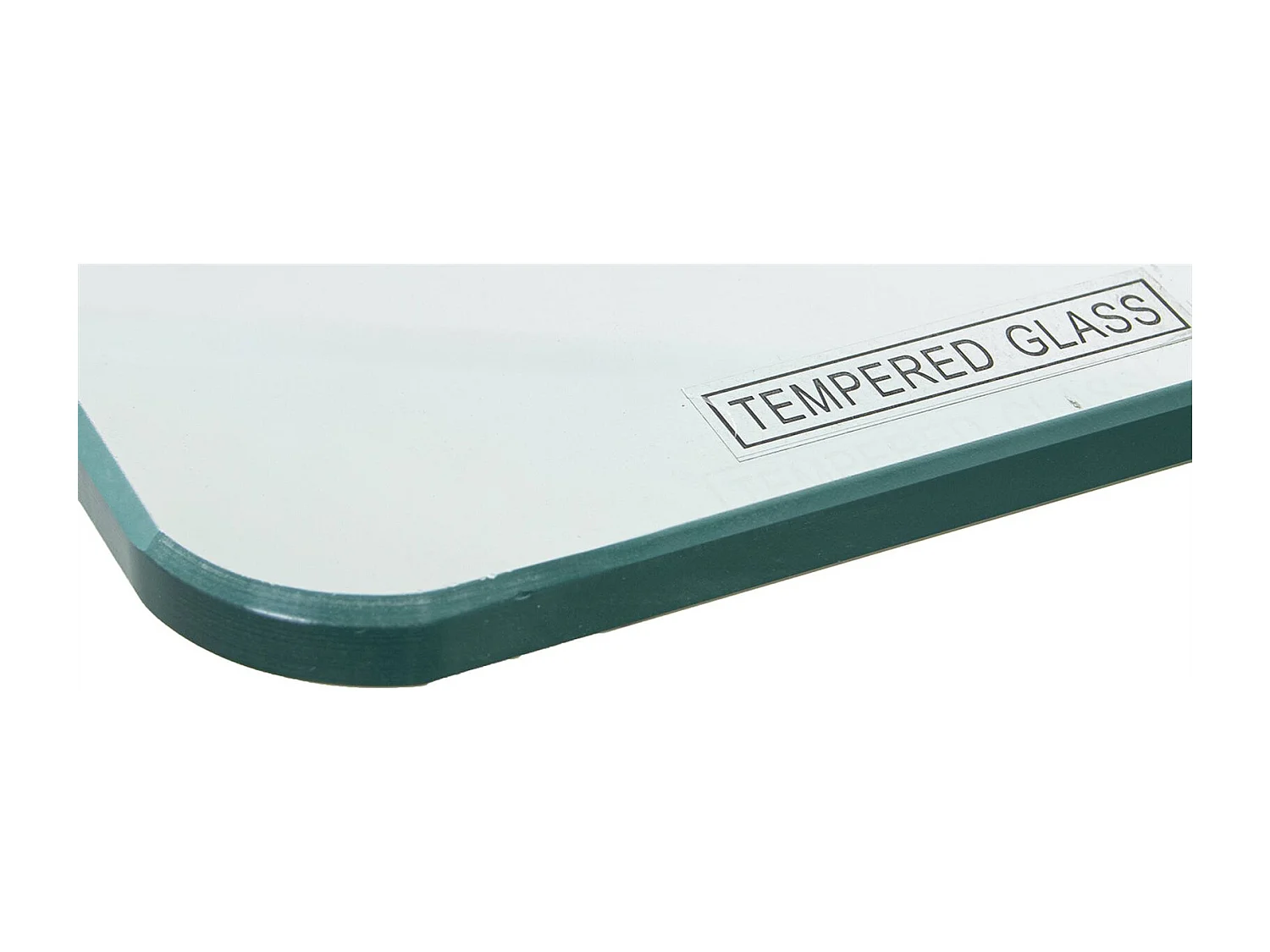 Table basse élégante en métal avec plateau en verre