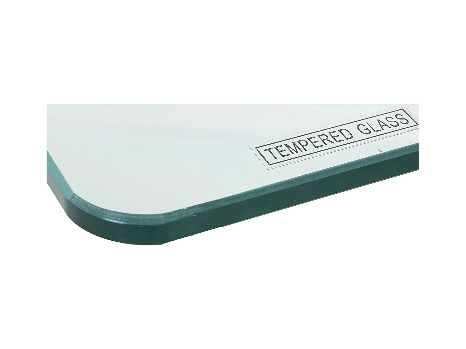 Table basse élégante en métal avec plateau en verre