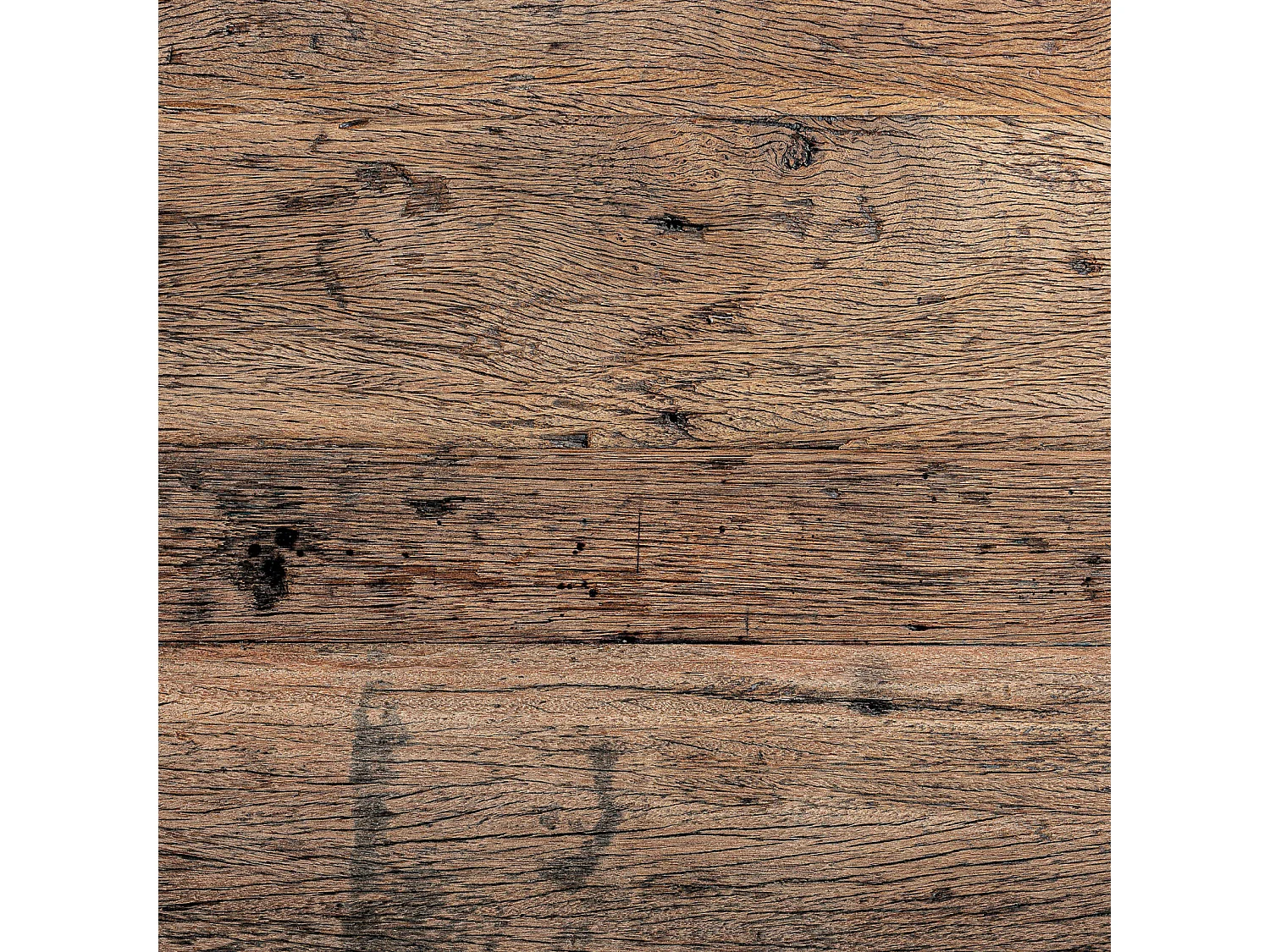 Table basse industrielle en bois de mango